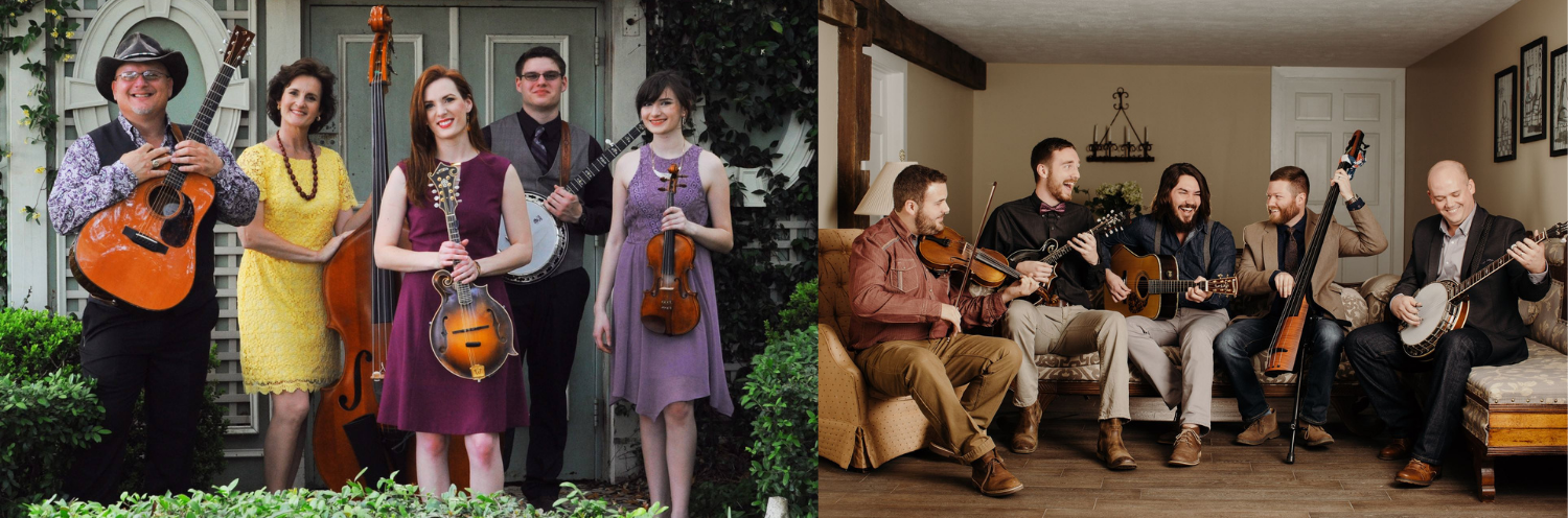 two bluegrass bands 